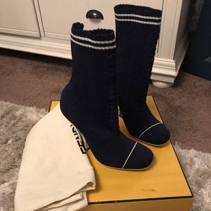 Fendi sock boots size 8.5